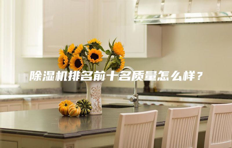 除濕機(jī)排名前十名質(zhì)量怎么樣？
