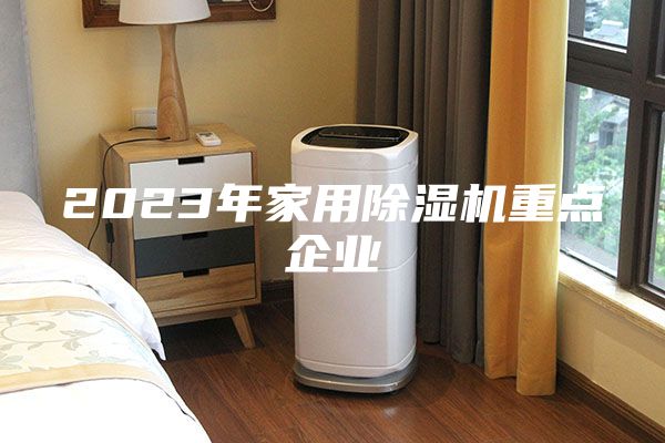 2023年家用除濕機(jī)重點(diǎn)企業(yè)