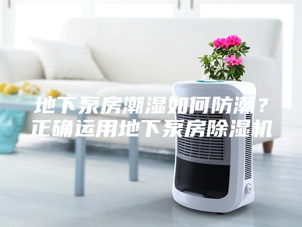 地下泵房潮濕如何防潮？正確運(yùn)用地下泵房除濕機(jī)