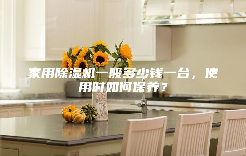家用除濕機一般多少錢一臺，使用時如何保養？