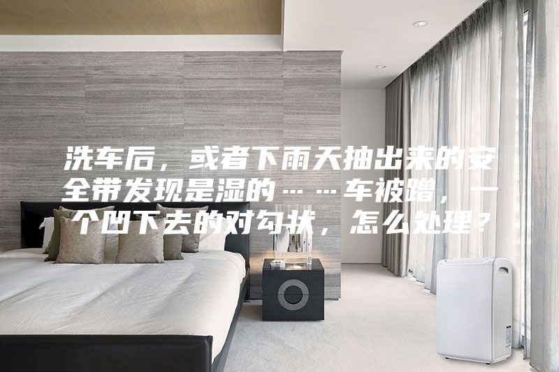 洗車后，或者下雨天抽出來的安全帶發(fā)現(xiàn)是濕的……車被蹭，一個(gè)凹下去的對勾狀，怎么處理？