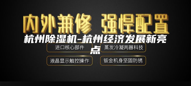 杭州除濕機-杭州經濟發展新亮點