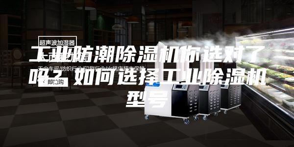 工業防潮除濕機你選對了嗎？如何選擇工業除濕機型號