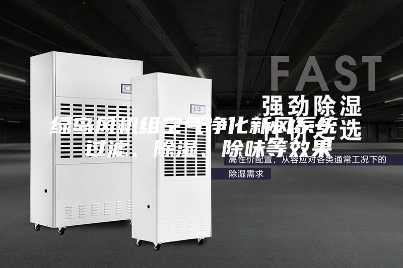 綠島風機組空氣凈化新風系統  過濾、除濕、除味等效果