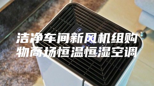 潔凈車間新風機組購物商場恒溫恒濕空調