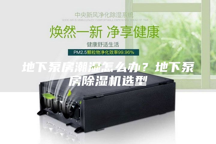 地下泵房潮濕怎么辦?地下泵房除濕機(jī)選型