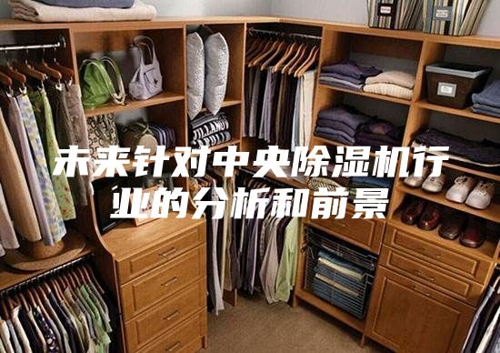 未來針對中央除濕機行業的分析和前景