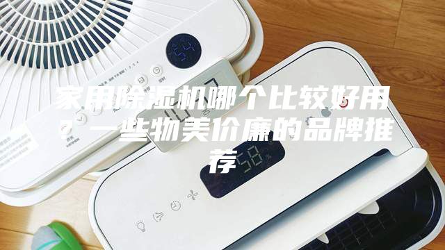 家用除濕機哪個比較好用？一些物美價廉的品牌推薦