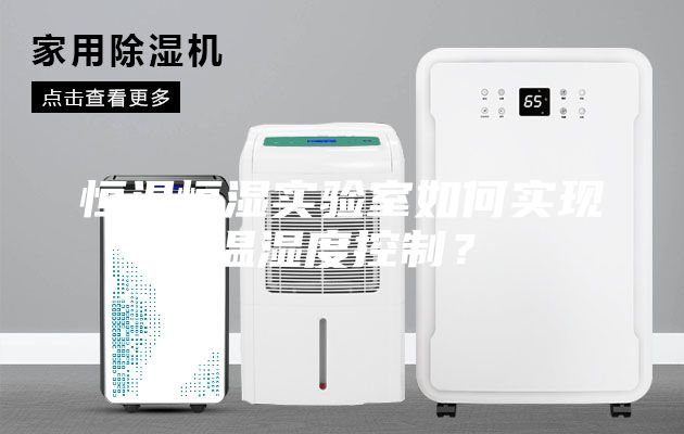 恒溫恒濕實驗室如何實現溫濕度控制？