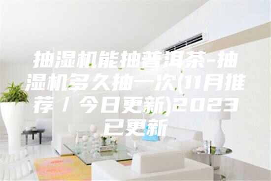 抽濕機能抽普洱茶-抽濕機多久抽一次(11月推薦/今日更新)2023已更新